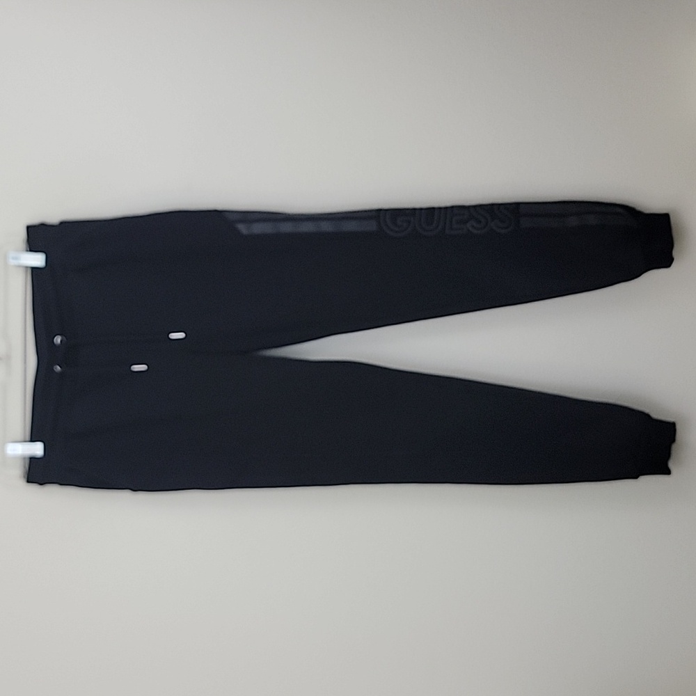 Guess Black Workout Athletic Sweat Pants S